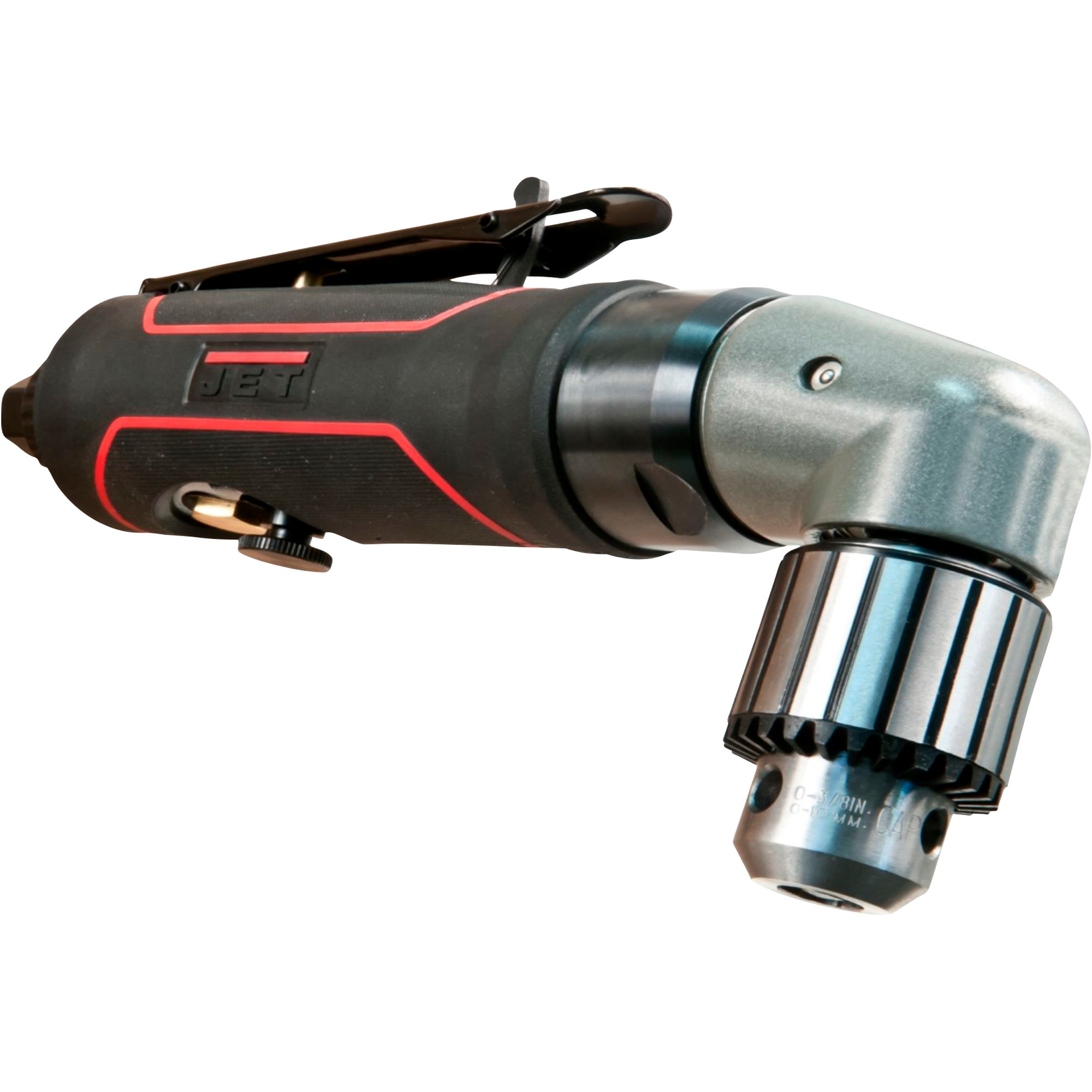 JET 3/8in. Composite Reversible Angle Air Drill, 1200 RPM, Model# JAT-630